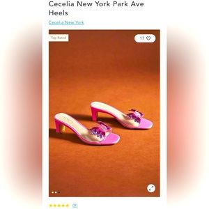 NWT Anthropologie Pink Sandals